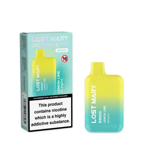 LOST MARY BM600 Disposable Vape - Lemon Lime