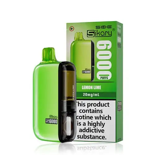 SKE Sikary S6000 Disposable Vape Kit - Lemon Lime