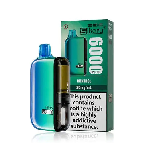 SKE Sikary S6000 Disposable Vape Kit - Menthol