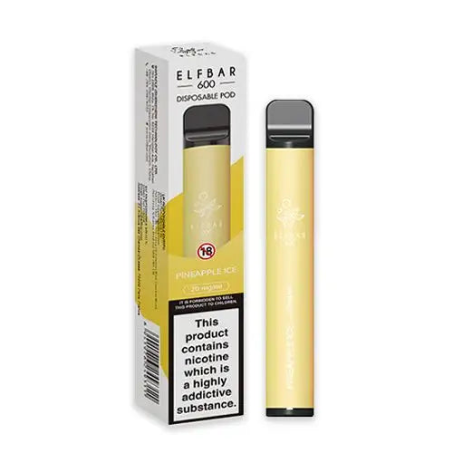 Elf Bar 600 Disposable Vape Kit- Pineapple Ice