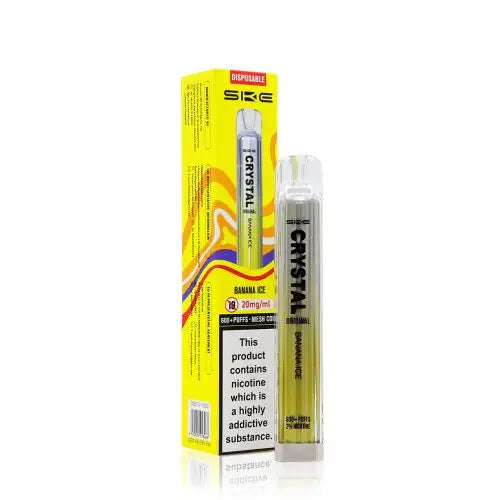 SKE Crystal Bar Disposable Vape Kit- Banana Ice