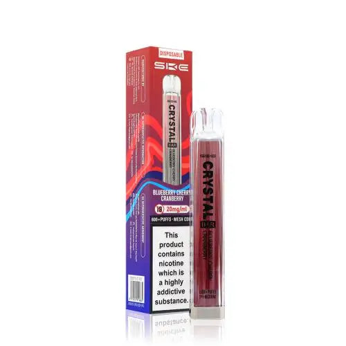 SKE Crystal Bar Disposable Vape Kit- Blueberry Cherry Cranberry