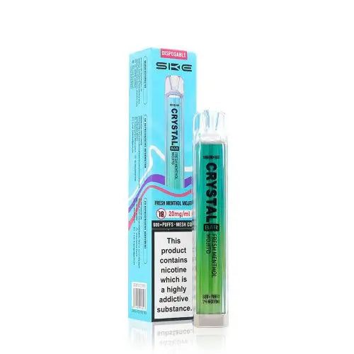 SKE Crystal Bar Disposable Vape Kit- Fresh Menthol Mojito