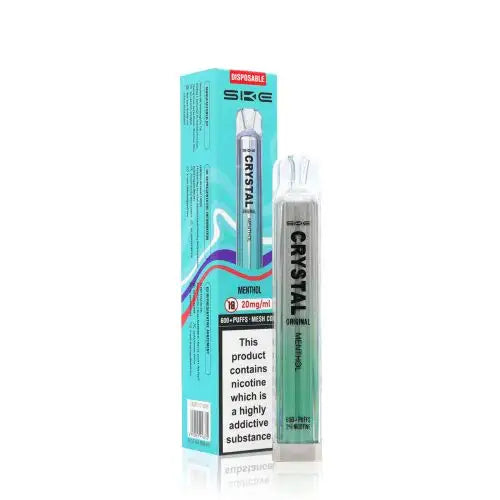 SKE Crystal Bar Disposable Vape Kit- Menthol