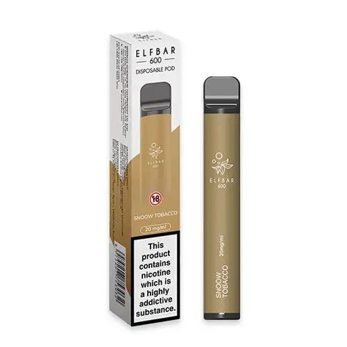 Elf Bar 600 Disposable Vape Kit- Snoow Tobacco