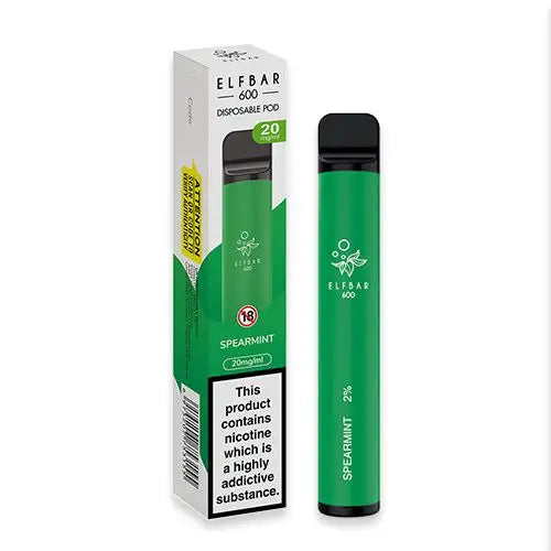 Elf Bar 600 Disposable Vape Kit- Spearmint