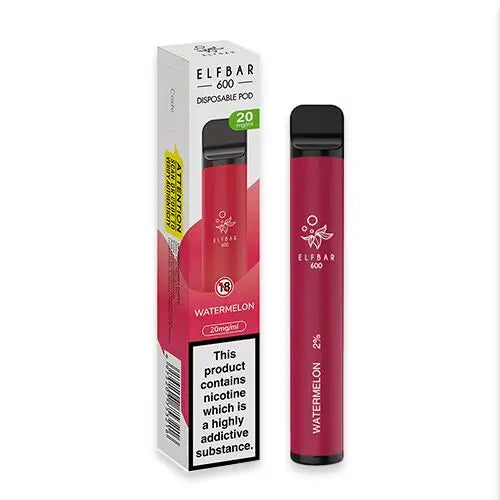 Elf Bar 600 Disposable Vape Kit- Watermelon